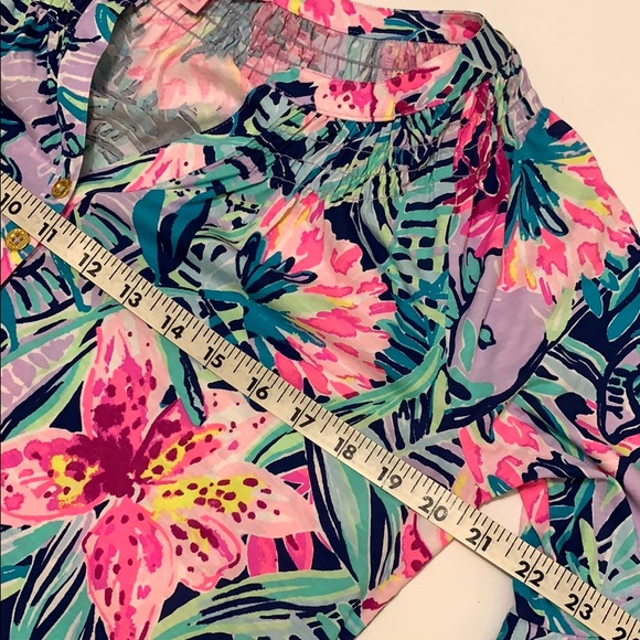 Lilly Pulitzer womens Sz small floral dress - Picture 5 of 8